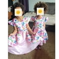 thumbnail image 3 of Flower Girl Dress for Wedding Birthday Pageant Tea Party Ruffles Layered Gown Dress, 3 of 9