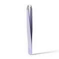 thumbnail image 6 of Flamingo Women's Slant Tip Tweezers for Hair Removal, Stainless Steel, Lilac, 6 of 8