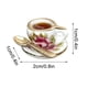 thumbnail image 2 of Tostadora de café, calentador de tazas de té de cerámica, calentador eléctrico portátil, doble zona de calentamiento, calentamiento rápido de 1200 W, para cocina y oficina, 2 of 8
