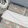 thumbnail image 4 of Designart 'Retro Abstract Design V' Mid-Century Modern Duvet Cover Set, 4 of 4