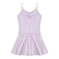 thumbnail image 2 of TiaoBug Kids Girls Gymnastics Dance Leotards Dress Sleeveless Ballet Tutu Dresses Dancewear Purple 9-10, 2 of 7