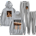 thumbnail image 4 of Maddox Batson Merch  Road To Indio Tour   hoodies suits pocket drawstring hoodies sweatshirt men/women Strap sports pants, 4 of 6