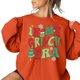 thumbnail image 2 of Moonsky-Solid Color Crewneck Long Sleeve Shirts Fashion Tops Pullover Sweatshirts Fall Outfits Women's Fashion Casual Long Sleeve Sweatshirt Christmas Letter Printed Top#Orange 3XL, 2 of 3