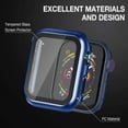thumbnail image 4 of Apple Watch Case for Apple Watch 40MM Series 6/5/4/SE with Built-in Tempered Glass Screen Protector, All-Around Ultra-Thin Bumper Full Cover Hard PC Protective Case for iWatch, 4 of 5