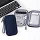 thumbnail image 1 of Bolsa organizadora multicapa para accesorios electrónicos | Diseño de cuadrícula y sándwich | Estuche rígido a prueba de polvo para baterías externas, cables USB y auriculares | Estuche compacto y, 1 of 6