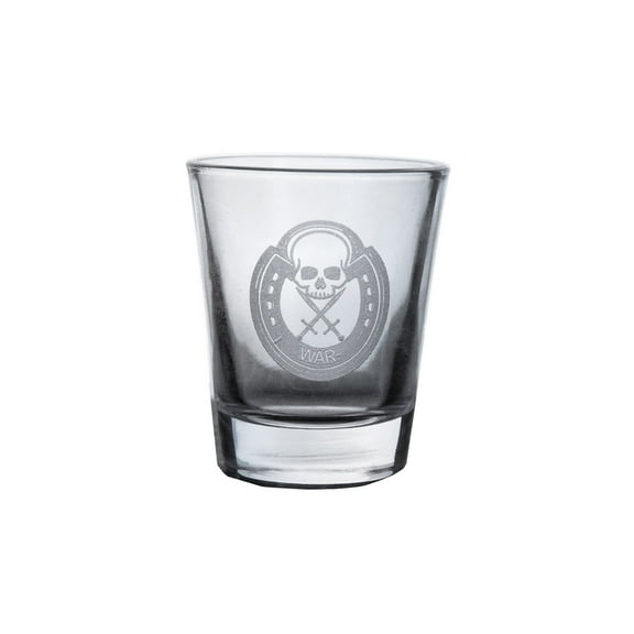 Four Horsemen WAR Shot Glass