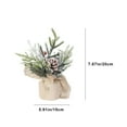 thumbnail image 3 of 5.91In Indoor Clearance Christmas Decoration Christmas Candlestick Christmas Decorations Red Fruit Simulation Wreath Restaurant Tabletop Decor, 3 of 6