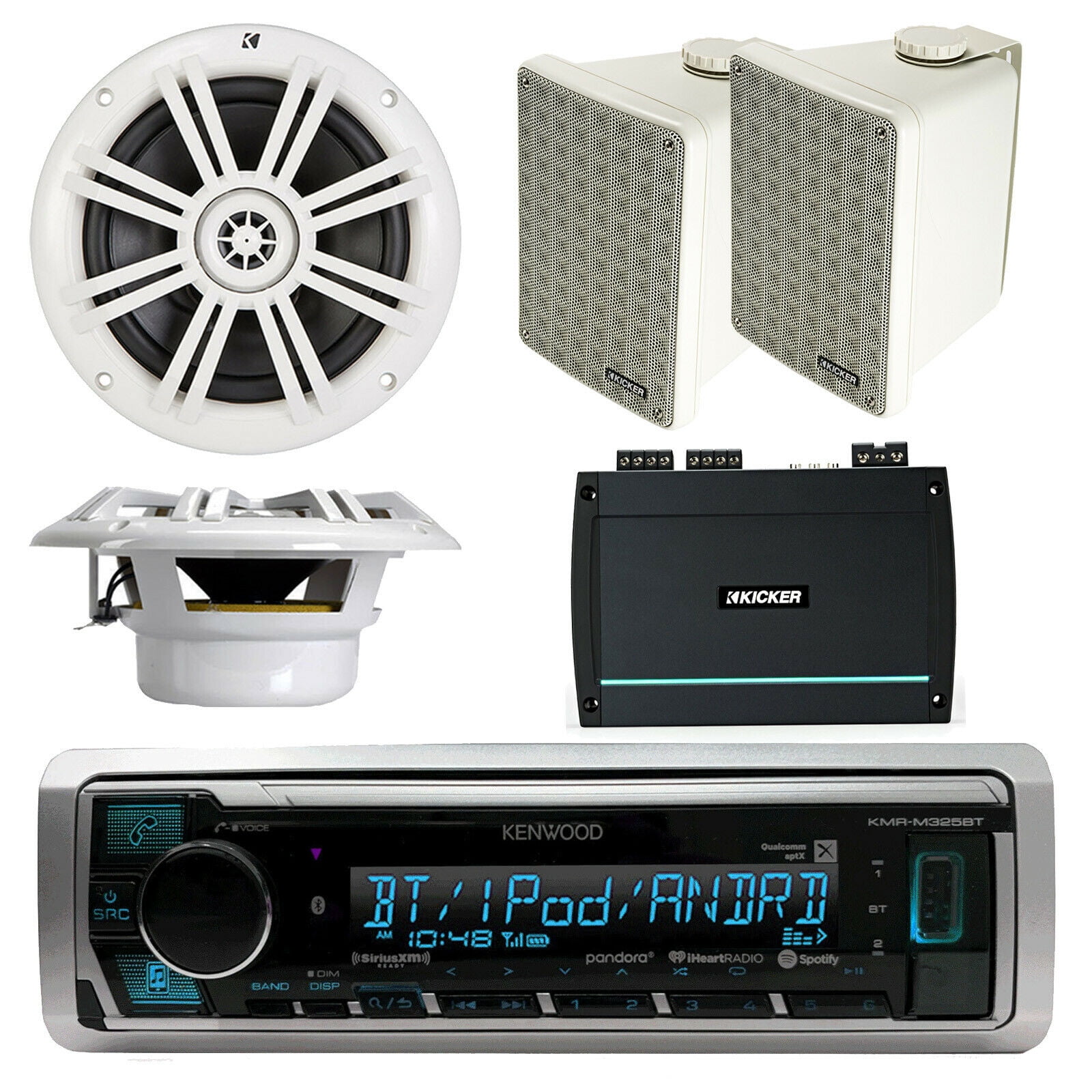 marine radio and speakers walmart