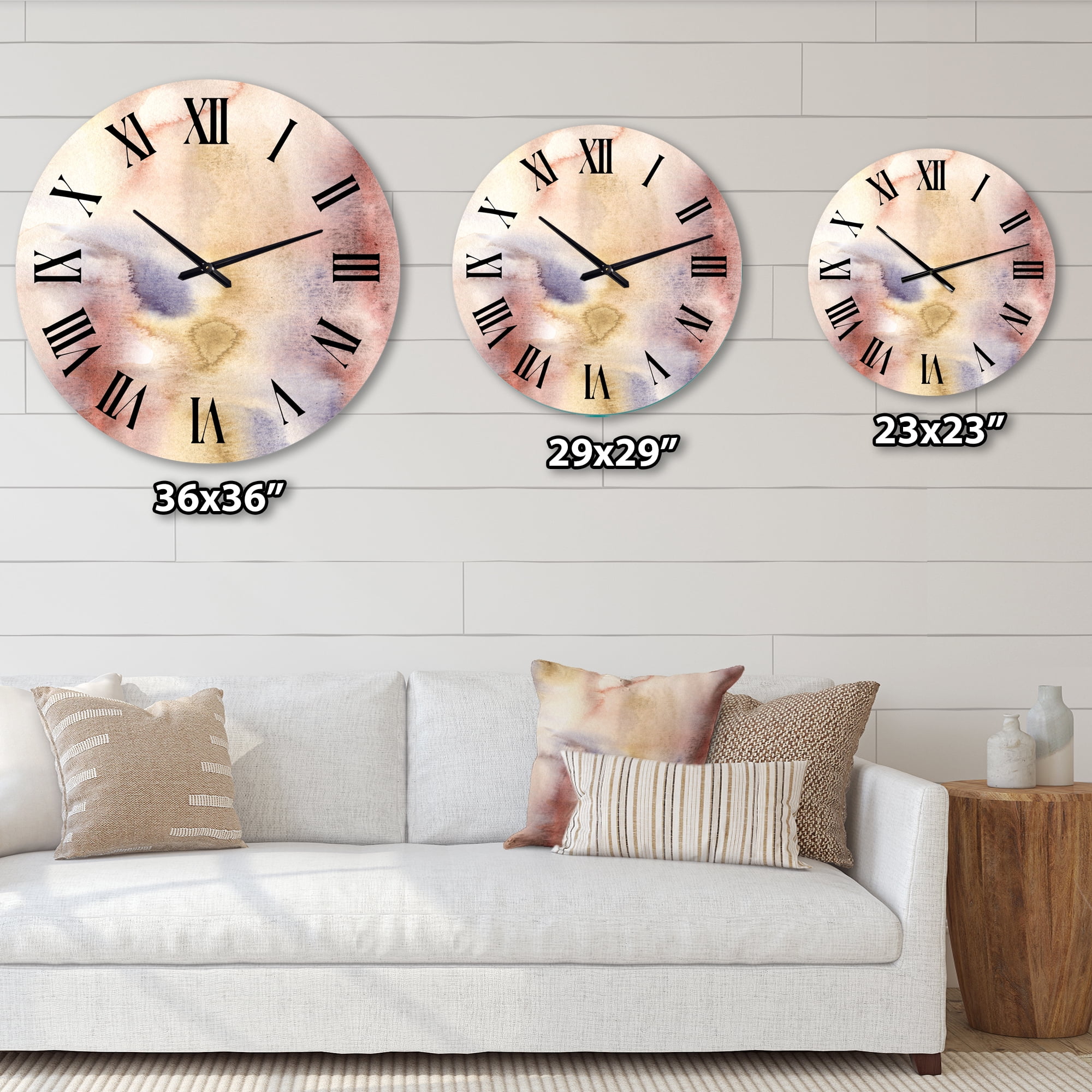 Designart 1 in Quartz Modern/Contemporary Wall Clock