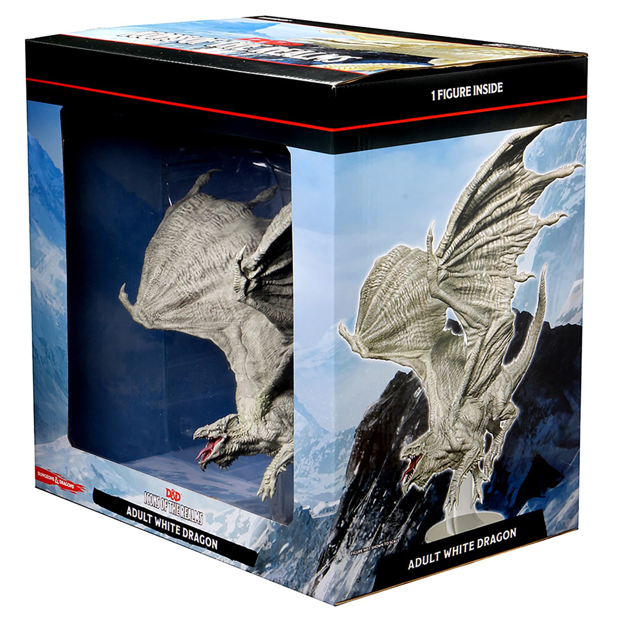 Dungeons & Dragons Icons of the Realms: Adult White Dragon Premium Painted Miniature Figure RPG