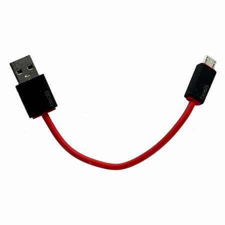 Beats By Dre Universal 6 Inch Micro-USB Charging Cable - Red / Black