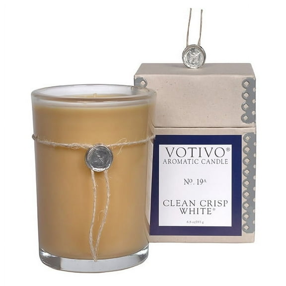 Votivo Aromatic Scented Candle Clean Crisp White