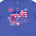 thumbnail image 4 of Inktastic 4th of July Fireworks Stars and American Flag Youth T-Shirt, 4 of 5
