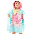 thumbnail image 2 of Hooded Kids Beach Towels - Toddler Bath Towel Girls Boys Swim Cover-ups for Ages 1 to 6 Kids Pool Towels Quick Dry Lightweight Soft Microfiber Poncho Towel 24x24 (Mermaid Seashell), 2 of 7