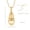 Gold, variant on Teardrop Keepsake Cremation Jewelry for Ashes Urn Necklace for Ashes of Loved One Memorial Heart Urn Necklace Lockets for Human Pet Ashes