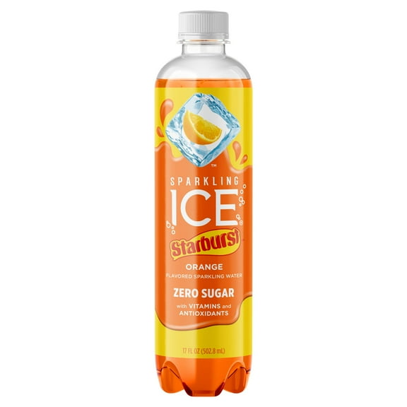Sparkling Ice Starburst Orange 17 oz