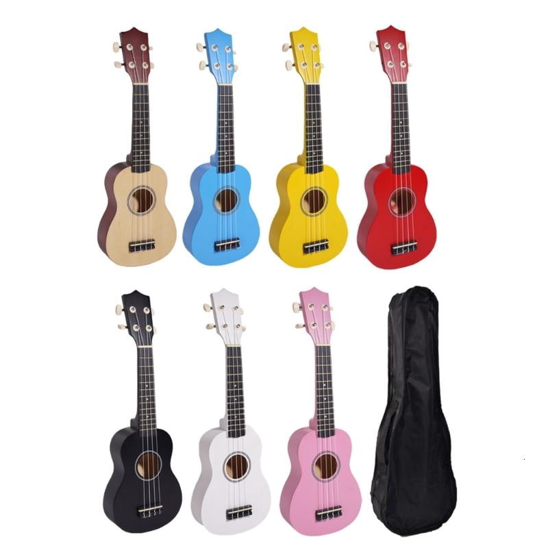 CEORPER 21Inch Ukulele Home Practice Ukulele Portable Learning Guitar Wood Texture