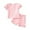 Pink&1, variant on KPOPLK Baby Girl Birthday Outfit Letters Bow Embroidery Short Sleeve Shirts Elastic Waist Shorts Birthday Summer Clothes(Pink&1,18-24 Months)
