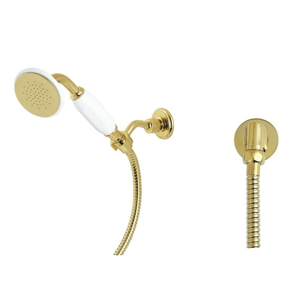 Kingston Brass KX1062BE Victorian Hand Shower Kit, Polished Brass