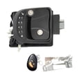 thumbnail image 1 of Mistaha RV Electronic Password Lock Remote Control Anti-theft Lock for Motorhomes, Cars, and Yachts - Black, Left Version, Battery Included, 1 of 6