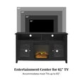 Woven Paths Highboy 2 Door Electric Fireplace TV Stand for TVs up to 65