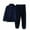 Navy, variant on Posijego Womens Fleece Sleepwear Sets 2 Piece Fuzzy Long Sleeve Jacket Warm Fuzzy Pants Winter Pjs Sets