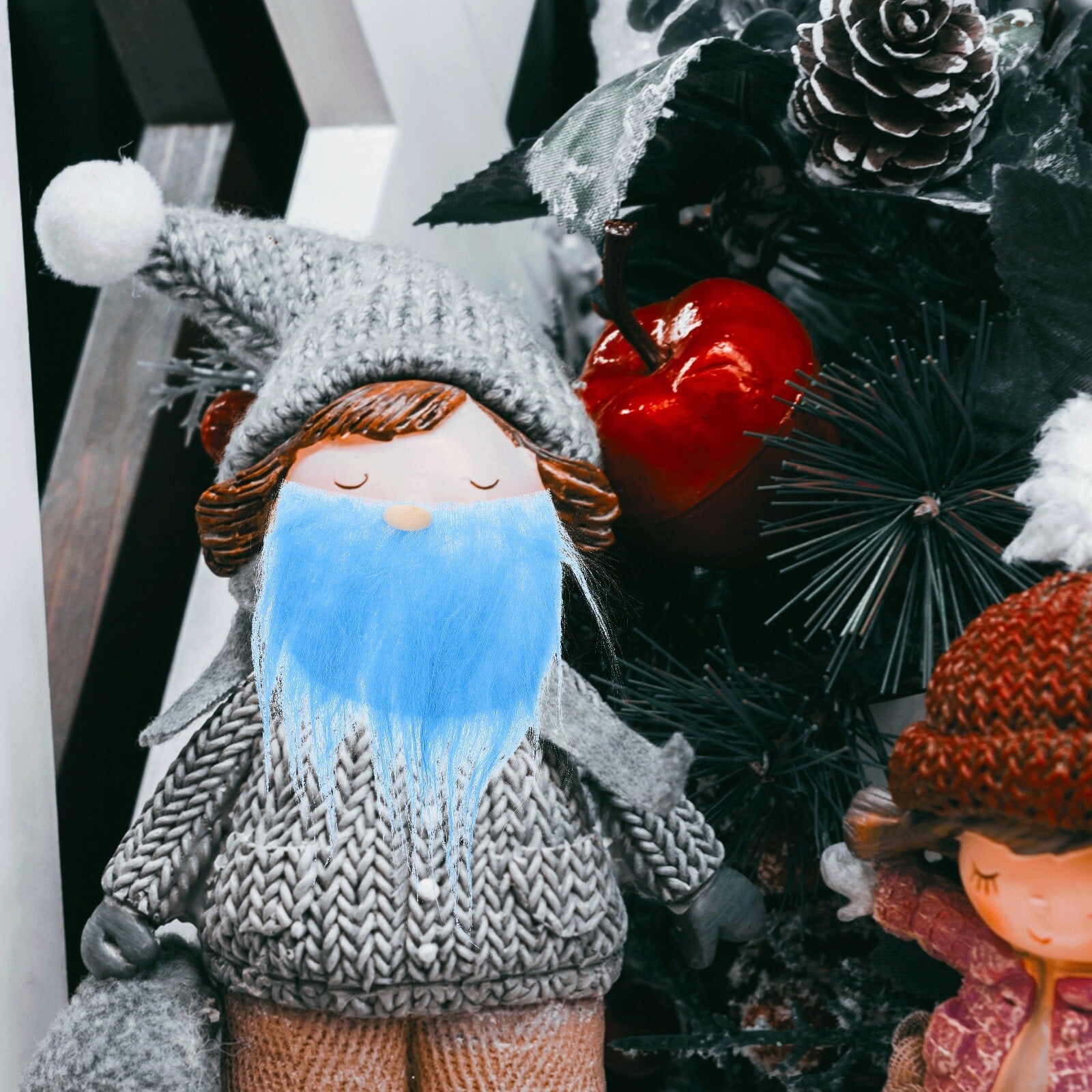 Faux Fur Crafts Supplies, Christmas Gnomes Beards