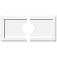 thumbnail image 1 of Ekena Millwork CMP26X13RE2-05000 5 in. ID x 9 in. Rectangle Architectural Grade Médaillon de Plafond Contemporain PVC - 2 Pièces, 1 of 7