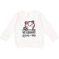thumbnail image 2 of Inktastic My Grammy Loves Me Girls Granddaughter Kitten Toddler Sweatshirt, 2 of 4