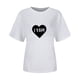 thumbnail image 1 of Camisetas sueltas con estampado interesante para hombres y mujeres Fridja  bn2624, 1 of 6