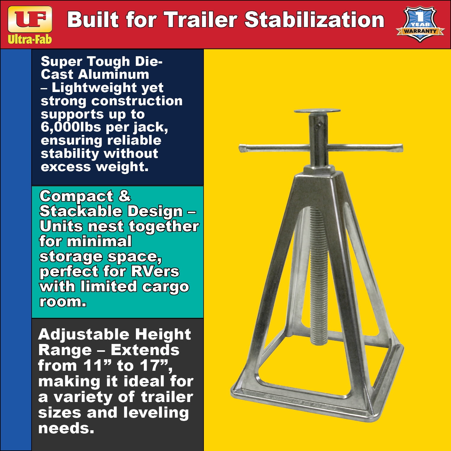 Tripod Stabilizer (Aluminum) 19-950200 (Ultra-Fab Products)