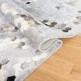 thumbnail image 5 of SAFAVIEH Manhattan Atanas Abstract Area Rug, Grey/Ivory, 6' x 6' Round, 5 of 7