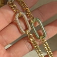 thumbnail image 1 of Sentmoon Colliers pour Femmes Cadeau pour Petite Amie Punk Industrie Lourde Incrusté de Diamants Collier Géométrique Ras du Cou Collier Rétro pour Cadeau d'Anniversaire pour Elle, 1 of 8