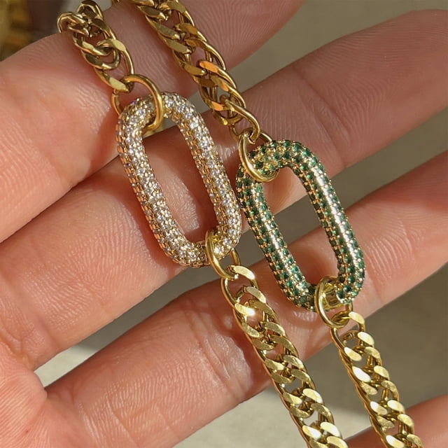 Sentmoon Colliers pour Femmes Cadeau pour Petite Amie Punk Industrie Lourde Incrusté de Diamants Collier Géométrique Ras du Cou Collier Rétro pour Cadeau d'Anniversaire pour Elle