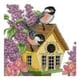thumbnail image 2 of Kits de costura DIY de hilo de algodón bordado de casa de pájaros de punto de cruz parcial Likrtyny decoración de arte, 2 of 9