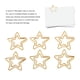 thumbnail image 3 of Paperos De Forma De Caja De Estrellas Y Regalos De 100 Piezas, Clampas De Papel De Diario Doradas Con Caja, Clips Planificadores De Marcadores, Suministros De La Escuela De, 3 of 7