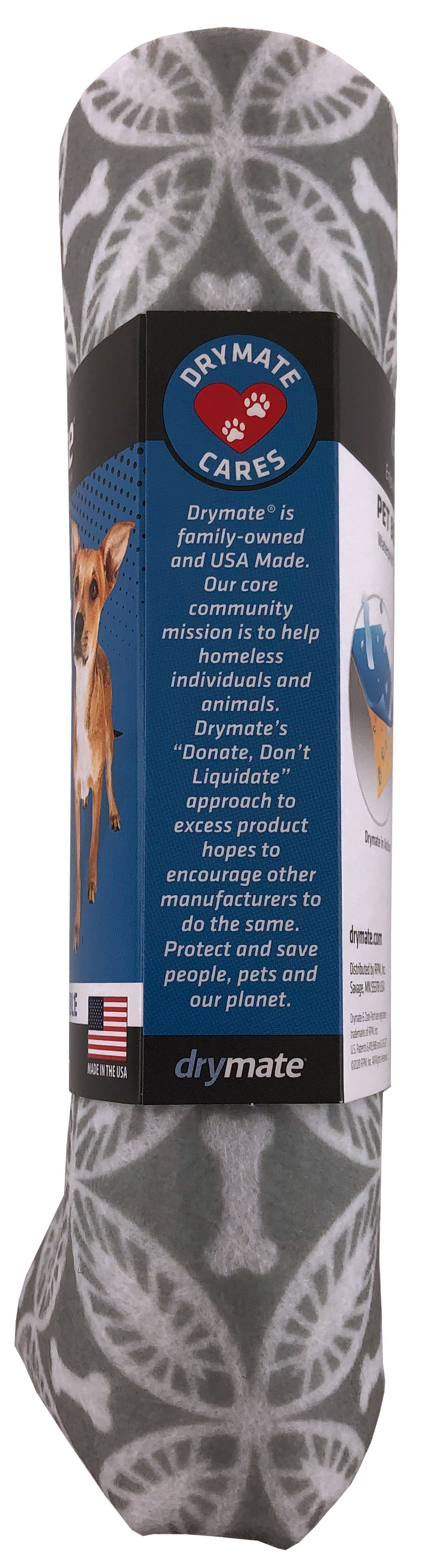 Drymate Pet Placemat, Dog Food Mat or Cat Food Mat - Machine Washable, 100% Phthalate and BPA Free