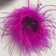 thumbnail image 1 of Thick Ostrich Feather cuffs for women Furry fur cuffs a waers feather cuffs Anklets Feather Slap Bracelets Patting Circle, 1 of 4