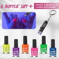 thumbnail image 2 of Esmalte de uñas UV Blacklight Glow Splash & Derrames, 13 ml, 6 colores, 2 of 8