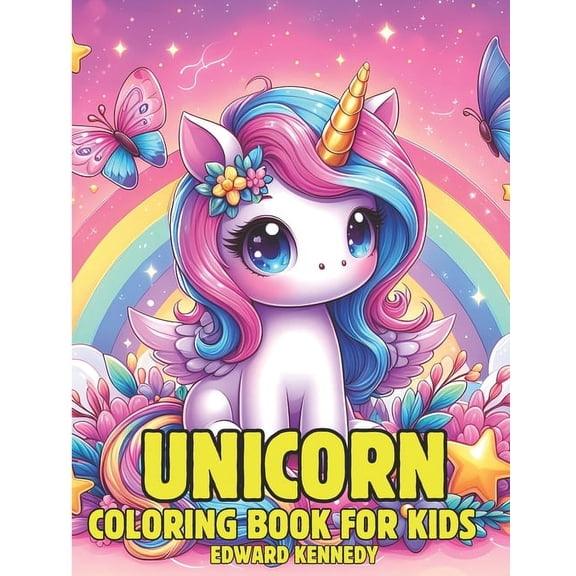 Unicorn Coloring Book for Kids: Suitable for Ages 3-8, (Paperback)
