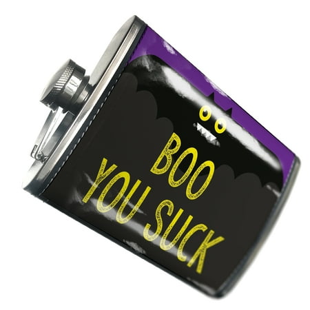 

NEONBLOND Flask Boo You Suck Halloween Funny Bat