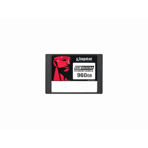 Kingston DC600M 960 GB Solid State Drive - 2.5" Internal - SATA (SATA/600) - Mixed Use - Server Device Supported - 1 DWPD - 1752 TB TBW - 560 MB/s Maximum Read Transfer Rate - 256-bit AES Encryptio...