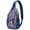 Ethnic, variant on Cherry Print Lightweight Sling Backpack for Travel and Outdoor Activities, Cute Sweet Red and Pink Fruit Pattern Crossbody Bag with Artistic Candy Design, Durable Multi-Layer Storage for Cherry Lovers
