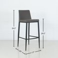 thumbnail image 2 of Celine Contract Grade Upholstered Bar Stool (26-inch/ 30-inch), 2 of 2