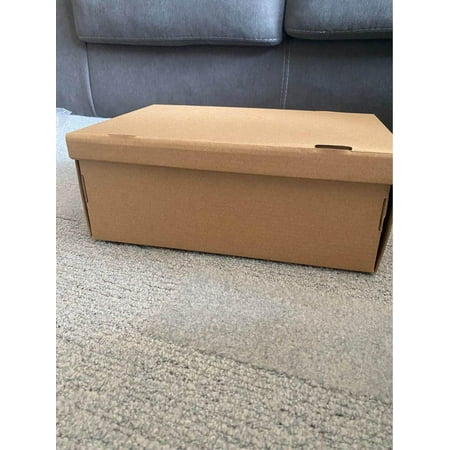 10 Count Flat Packed Box (Packing  Gift) Bulk Kraft Brown