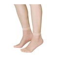 thumbnail image 2 of INSPIRE CHIC Women's Dots Pattern Ankle Length Stretchy Sheer Socks Beige, 2 of 5