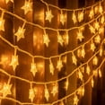 thumbnail image 1 of 100 LED 49 FT Star String Lights Plug in Fairy Twinkle String Lights 8 Modes Extendable for Indoor Outdoor Wedding Birthday Christmas Tree Garden Decor (Warm White), 1 of 7