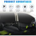 thumbnail image 4 of Car Window Shades with Magnets,4 Pack Strong-Light Blocking & UV Protection Privacy Shades,Car Window Covers,Block Car Privacy Curtains for Breastfeeding,Napping,Dressing,Camping,Black,Topboutique, 4 of 8