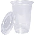 thumbnail image 2 of [10 oz. - 100 Sets Clear Plastic Cups With Flat Lids, 2 of 5