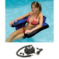 thumbnail image 1 of Swimline 90465 Inflatable Nylon Fabric Covered Pool Chair w/ 110 Volt Air Pump, 1 of 3